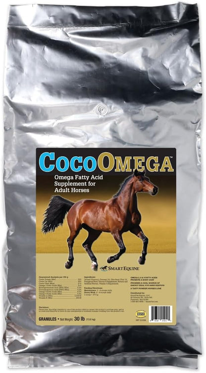Uckele by SmartEquine CocoOmega Granular | Horse Supplements for Skin, Hoof, & Coat Health |