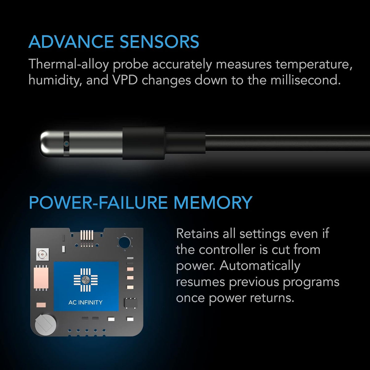 AC Infinity Controller 69 PRO+, Smart Environmental Controller 8-Port with Temp, Humidity, VPD