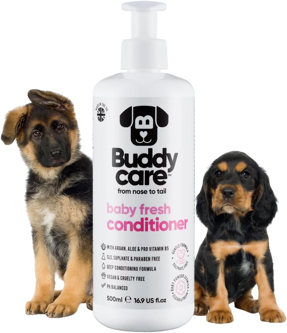 Baby Fresh Dog Conditioner (16.90oz) Made with Aloe Vera, Argan Oil & Pro Vitamin B5 to Detangle