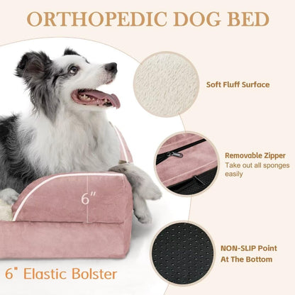 Comfort Expression XXL Orthopedic Dog Beds, Waterproof Orthopedic Foam Extra Large Dog Beds