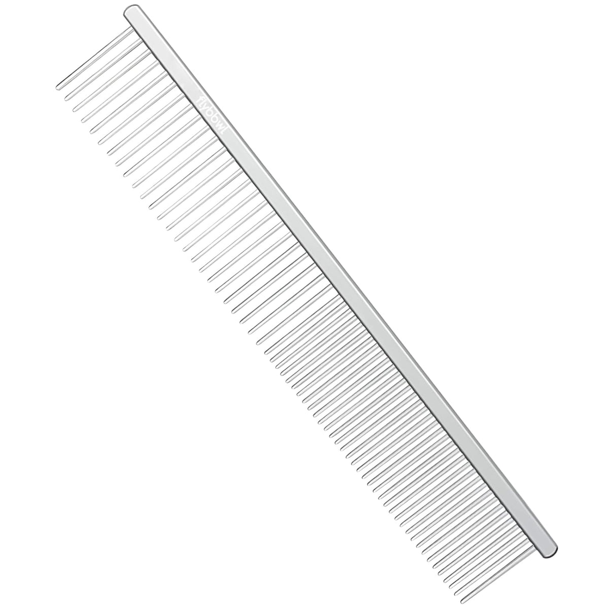 Stainless Steel Dog Comb - Cat Combs with Rounded Ends Teeth - Professional Metal Pet Grooming