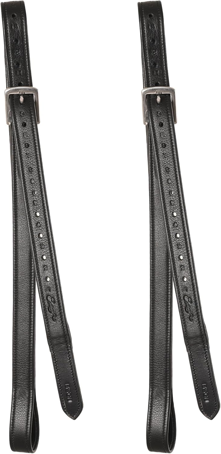 Exion FlexiStrong Stirrup Leathers for English Saddle | Ultra-Soft Cow Calfskin with Nylon Core |