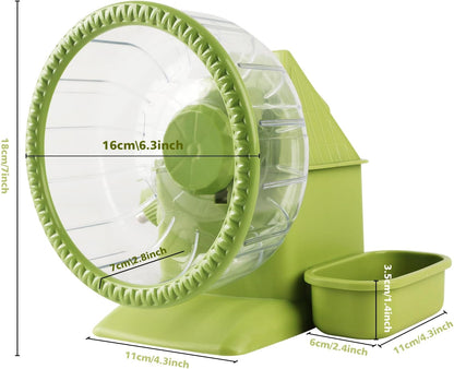 4 in 1 Silent Large Hamster Wheel Multifunctional Hamster Running Wheel Quite Running Spinner Wheel