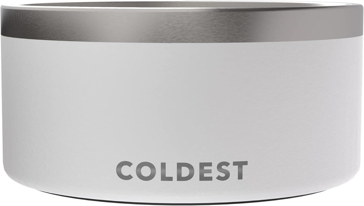 Coldest Dog Bowl - Anti Rust Metal, Non Slip, 3 Layers Insulated Stainless Steel Dog Bowls - Spill