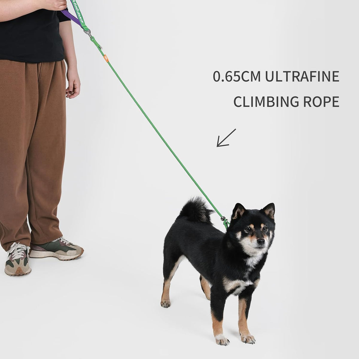 Dog Anti-Slip Leash 5FT with Metal Stopper - Durable No-Pull Training Lead for Small, Medium &