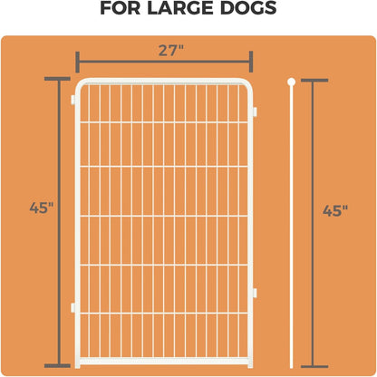 FXW Homeplus Unleashed Indoor Dog Playpen - Stress-Free and Safe Play, Heavy Duty 45 Inch 2 Wire