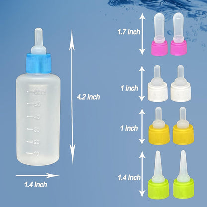60ml Pet Feeding Bottle kit, pet Feeding Tool, Newborn Animal Feeder Practical, Replacement Pet