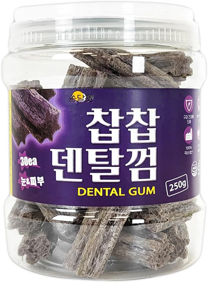 SSOMDALPET Chap Chap Dental Gum for Dogs, 30 Chews | Soft & Chewy, Dental Care Treat, Large Pack