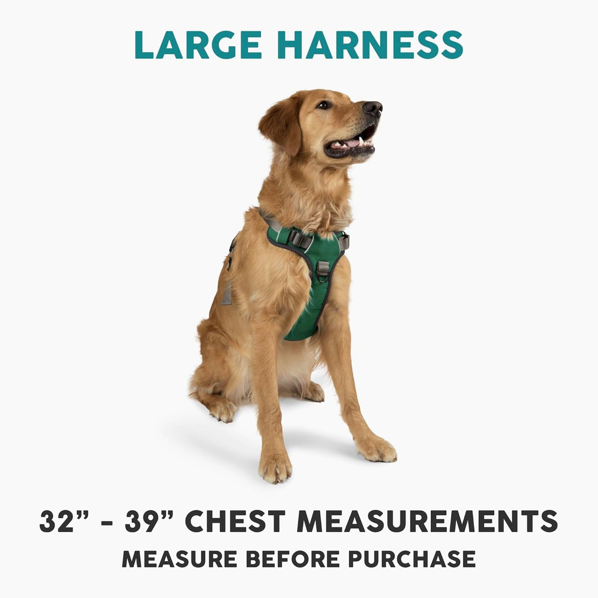 Embark Adventure Dog Harness, Reflective Trim No Pull Dog Harness for Large Dogs - Military Grade