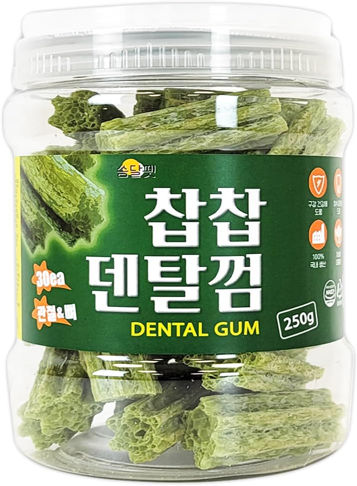 SSOMDALPET Chap Chap Dental Gum for Dogs, 30 Chews | Soft & Chewy, Dental Care Treat, Large Pack