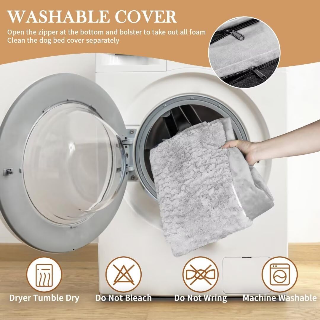 Comfort Expression XXL Orthopedic Foam Dog Bed for Extra Large Dogs, Waterproof Orthopedic Dog