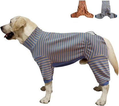 Dog Pyjamas PJS Sweater Clothes and Home Clothing Suitable for Medium to Large Breeds of Dogs, Dog