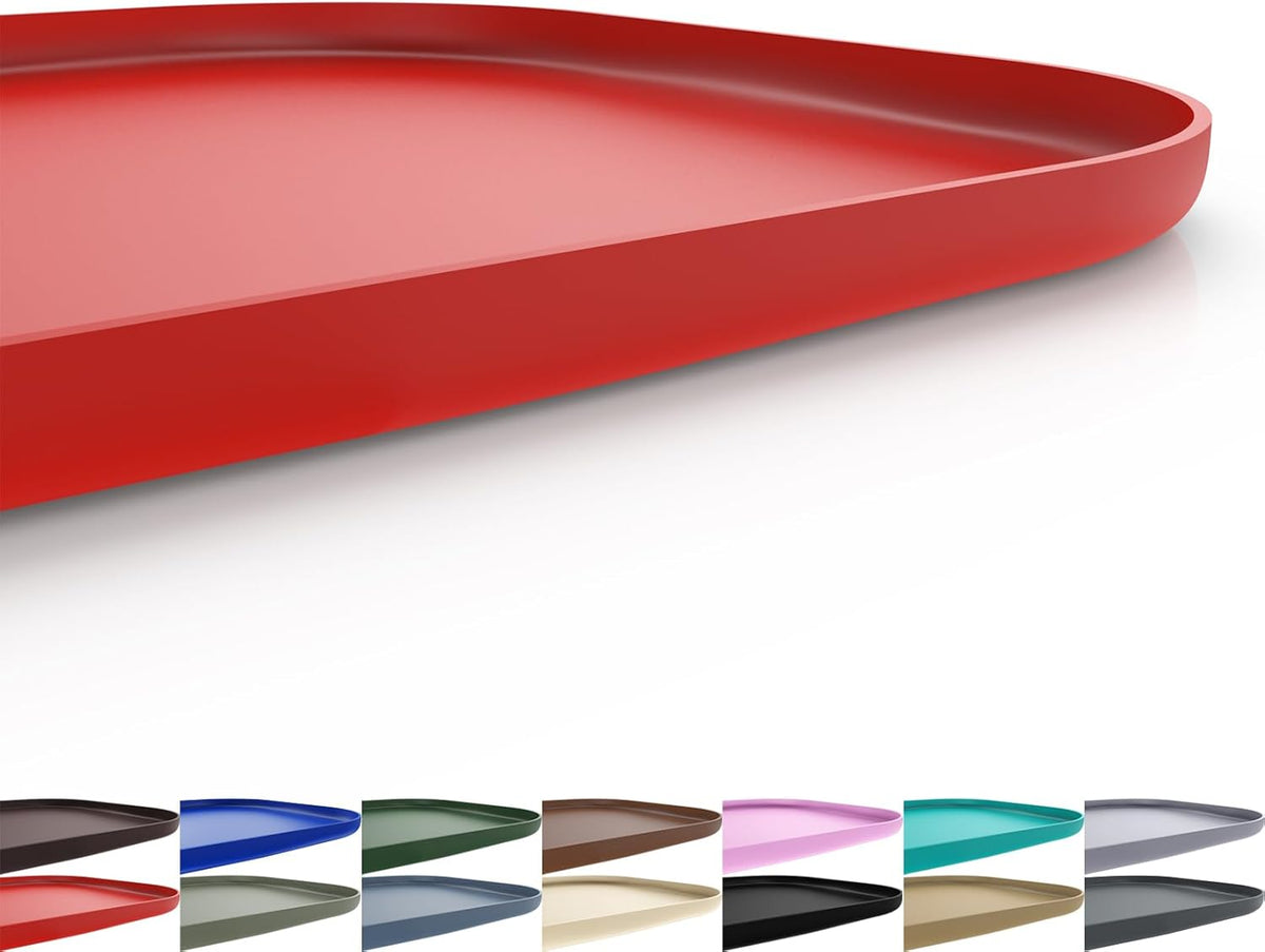 Silicone Pet Feeding Mat with Raised Edge for Food and Water, Dog Bowl Mats, Cat Bowls Placemat