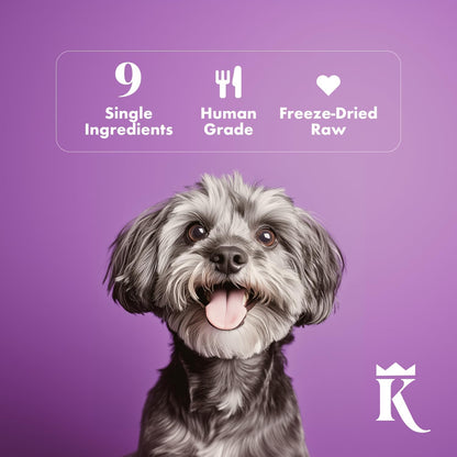 King Lou Pets - Human Grade Raw Food for Dogs and Cats - Complete Meal for Pets - Freeze Dried Lamb