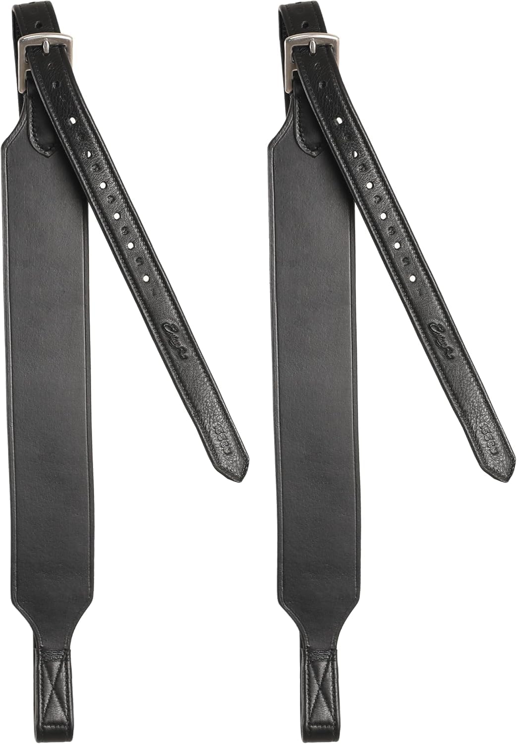 Exion Wide Stability Stirrup Leathers for English Saddles | Premium Cowhide Leather | Enhanced Leg