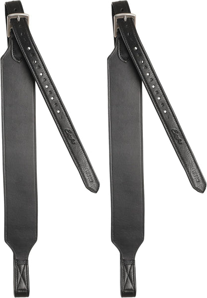 Exion Wide Stability Stirrup Leathers for English Saddles | Premium Cowhide Leather | Enhanced Leg