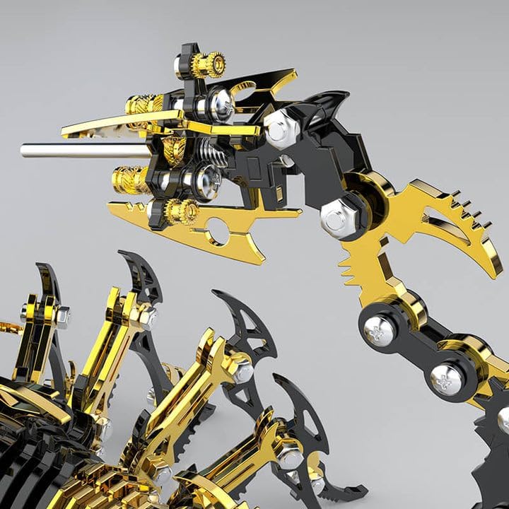 Scorpion 3D Metal Puzzles Kits for Adults Teens – 454 Pcs – Mechanical Assembly Models – 4 Hours to