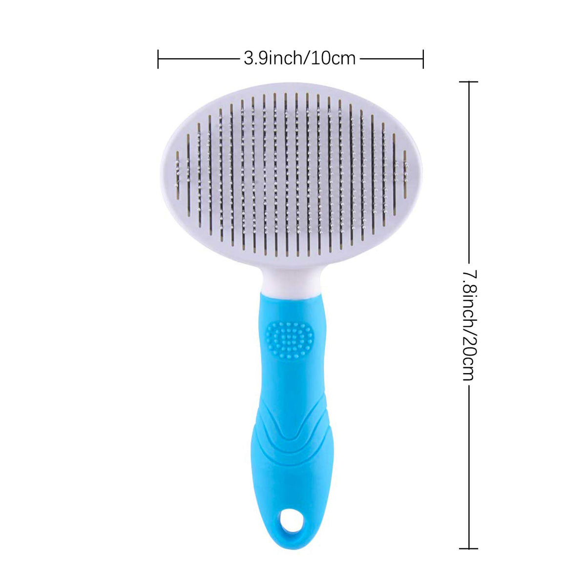 Cat Self Cleaning Slicker Brush, Pets Skin Friendly Grooming Brushes for Shedding Dogs Cats Hair