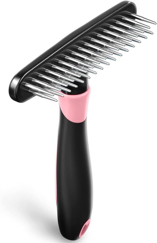 Dog rake deshedding dematting Brush Comb - Undercoat rake for Dogs, Cats, matted, Short,Long Hair