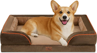 Comfort Expression Medium Dog Beds Waterproof Orthopedic Foam Dog Sofa Beds for Medium Large Dogs