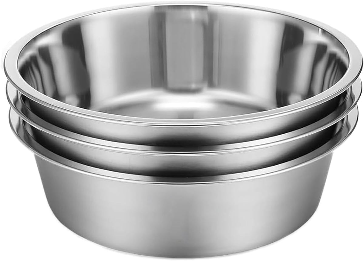 Stainless Steel Raised Cat Food Bowl for 3 Bowls, 4.7-Inch Replaceable Cat Bowl, 3 Pack （Only fit