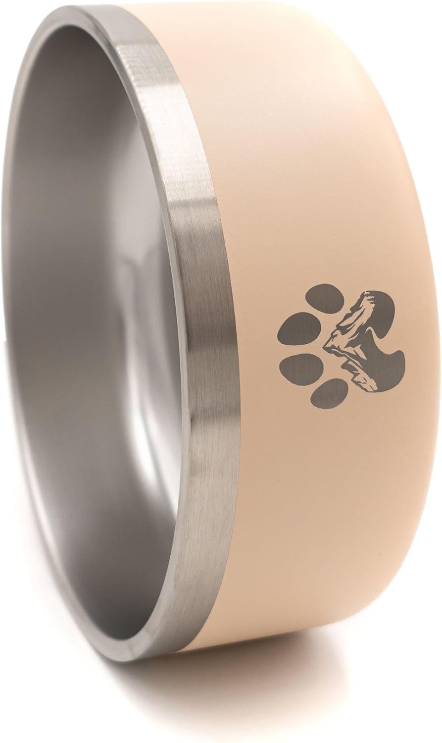 Stainless Steel Dog Bowl for Small-Large Dogs | Double Wall Insulated, Non-Slip Base Heavy Duty