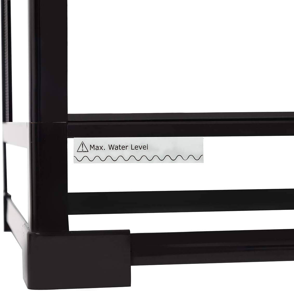 REPTI ZOO 50 Gallon Reptile Glass Terrarium Tank Double Hinge Door with Screen Ventilation Large