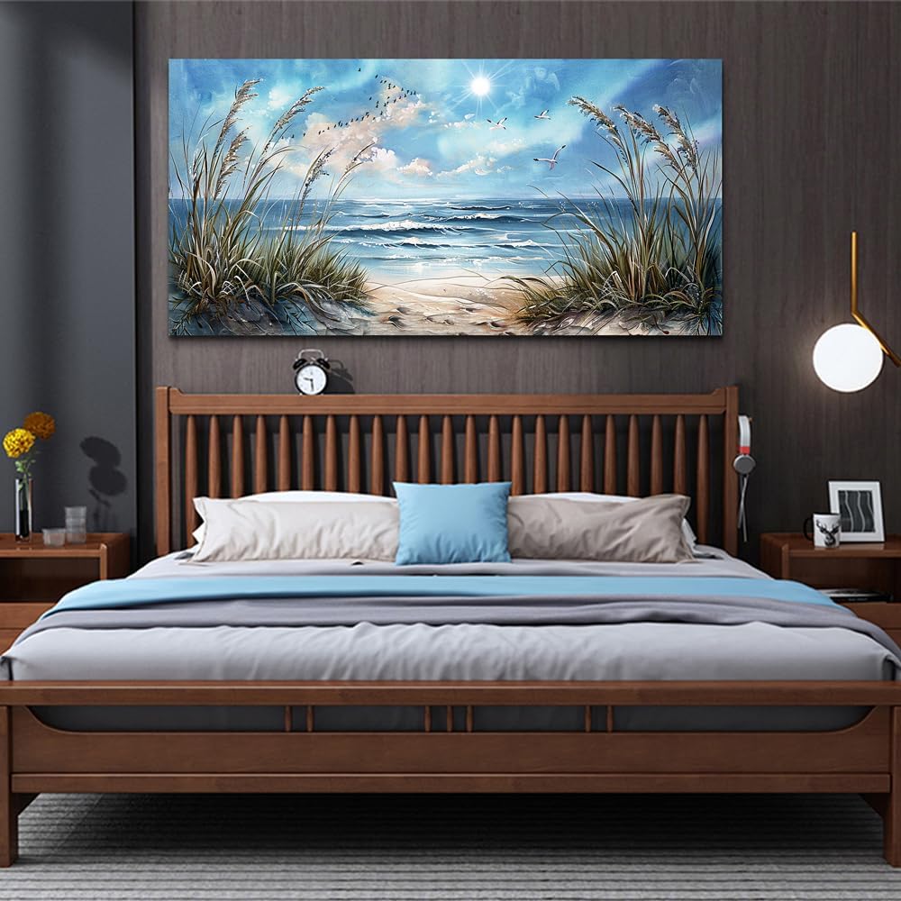 hyidecorart Wall Art For Living Room Wall Decor For Bedroom Bathroom Decoration Sunshine Ocean