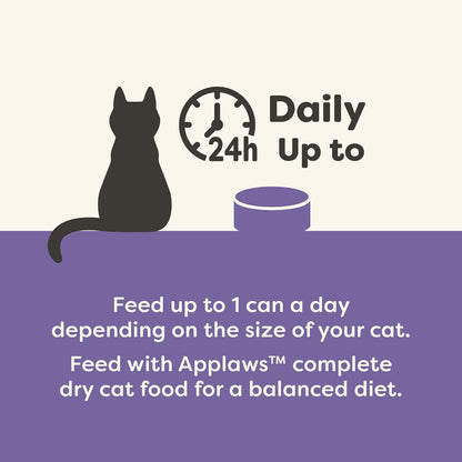 Applaws Natural Wet Cat Food in Broth, Made with Limited and Natural Ingredients, Chicken Selection