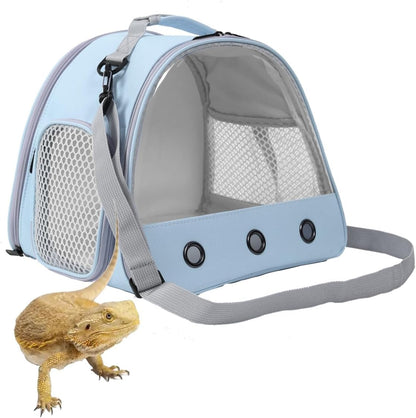 Bearded Dragon & Lizard Carrier - Portable Travel Carrier for Hedgehog, Rat, Parrot, Bird & Guinea