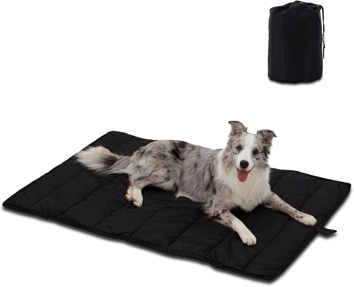 BDEUS 43x25In Large Size Outdoor Dog Bed, Waterproof & Portable Camping Travel Pet Mat, Easy to