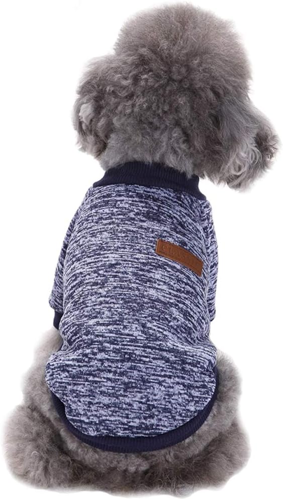 Jecikelon Dog Clothes Dogs Sweater Soft Puppies Clothing Winter Puppy Sweaters Warm Outfit for Dogs