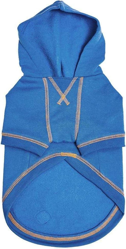 Blueberry Pet Essentials Hoodie – 22″ Cotton‑Blend Sweatshirt with Hood, Alaskan Blue