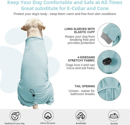 Dog Pyjamas PJS Sweater Clothes and Home Clothing Suitable for Medium to Large Breeds of Dogs, Dog