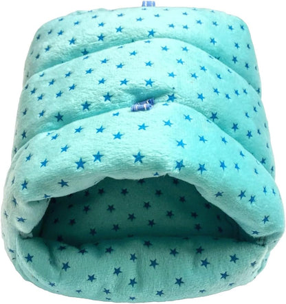 WOWOWMEOW Guinea Pig Cave Bed Small Animals Warm Cage Hanging Bed for Rat, Chinchilla, Hedgehog