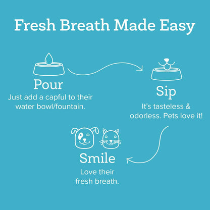 Oxyfresh Premium Pet Dental Care Solution Pet Water Additive: Best Way to Eliminate Bad Dog Breath