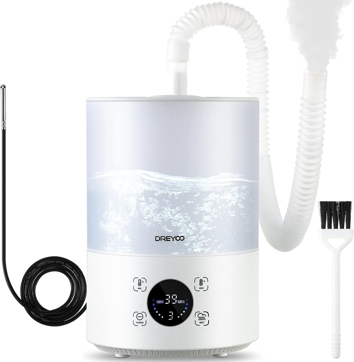Smart Reptile Fogger Humidifiers with Humidity Control, Reptile Terrarium Humidifier Smart Touch, 3