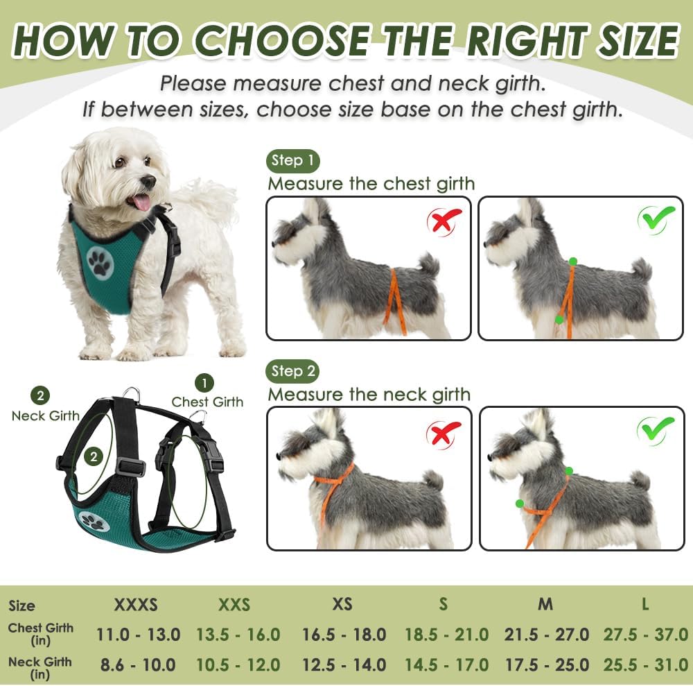 SlowTon Dog Seat Belt Harness for Car, Dog Car Harness Adjustable Mesh Breathable & Dog Seatbelt