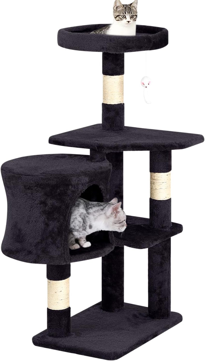 BestPet Cat Tree 36 inch Tall Scratching Toy Activity Centre Cat Tower Cat Condo Multi-Level