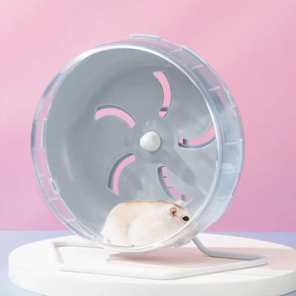 Jeeone Silent Hamster Wheel 7 inch, Hamster Exercise Wheel, Height-Adjustable Hamster Wheel Cage