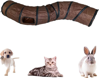 iCAGY Cat Tunnel for Indoor Cats Interactive, Rabbit Tunnel Toys, Pet Toys Play Tunnels for Cats