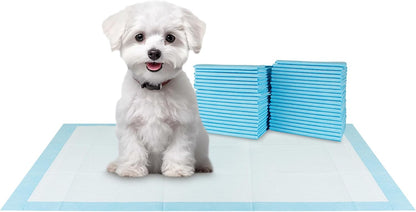 BV Small Puppy Pads 100 Count 17"x24" - Leak-Proof & Absorbent Pee Pads For Dogs with 6-Layer