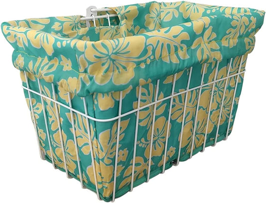 Cruiser Candy Bike Basket Liner Waterproof, Universal Fit for Most Bike Baskets, Stylish 2in1Tote