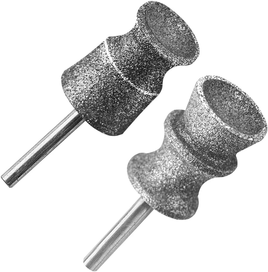 Diamond Dog Nail Grinder Bits for Rotary Tool,1/8" Nail Grinder Attachment for Dremel Grinder