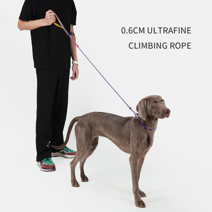 Dog Anti-Slip Leash 5FT with Metal Stopper - Durable No-Pull Training Lead for Small, Medium &