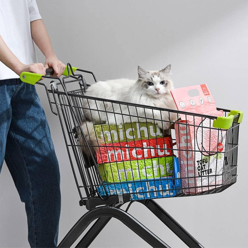 Tofu Cat Litter Natural Clumping Tofu Cat Litter 5.5lb/88oz 5 Scents (Watermelon + Wonder Litter, 2