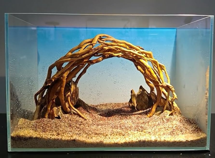 Aquarium Driftwood Centerpiece Aquarium Landscape, Handcrafted!!! Fish Tank hardscape Landscape