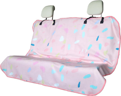 Back Seat Cover for Car Trucks Van SUV,Waterproof Rear Bench Towel Seat Covers for Dogs and