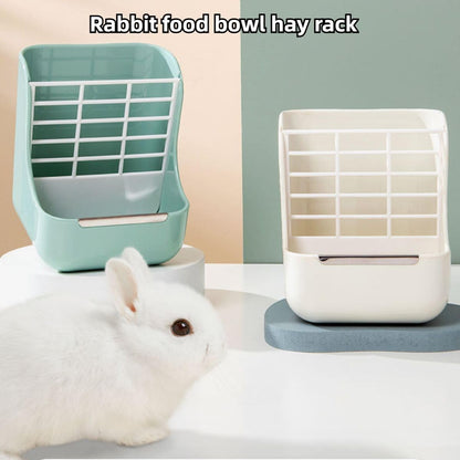 2 in 1 Food Hay Feeder for Guinea Pig, Rabbit Feeder, Indoor Hay Feeder for Guinea Pig, Rabbit