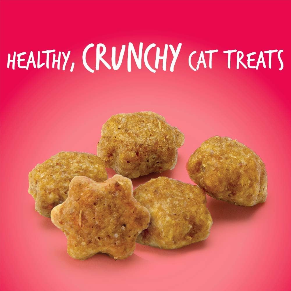 Fruitables Cat Treats Crunchy Salmon & Cranberry Cat Treats Healthy Low Calorie, High Protein